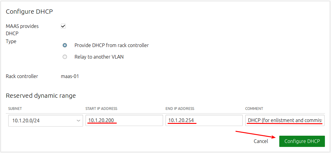 Configure DHCP alt text