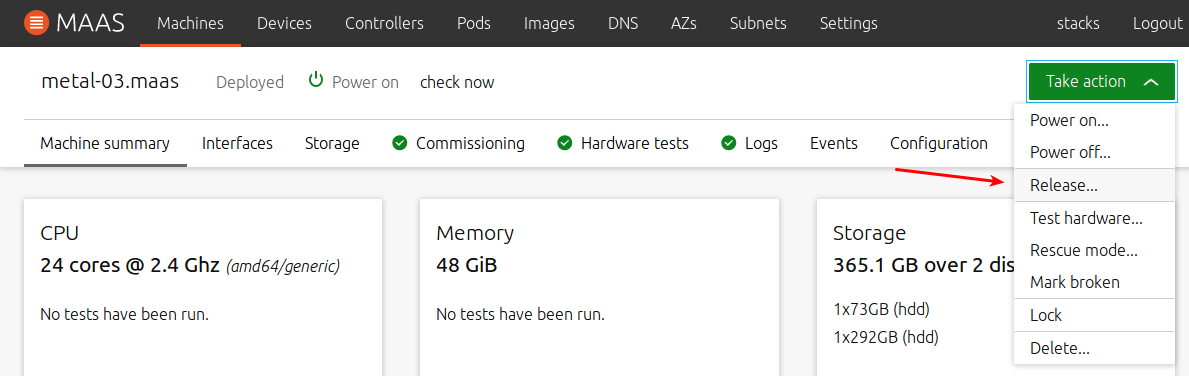 Release Machine alt text