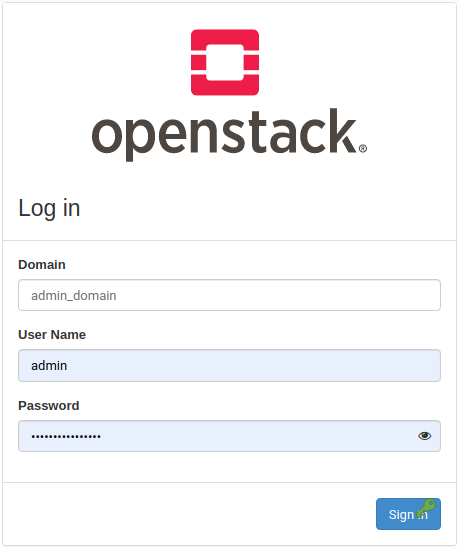 Openstack GUI