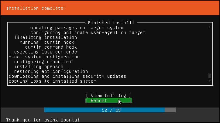 Install OS Install OS