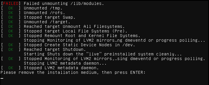 Install OS Install OS