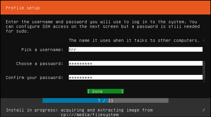 Install OS Install OS