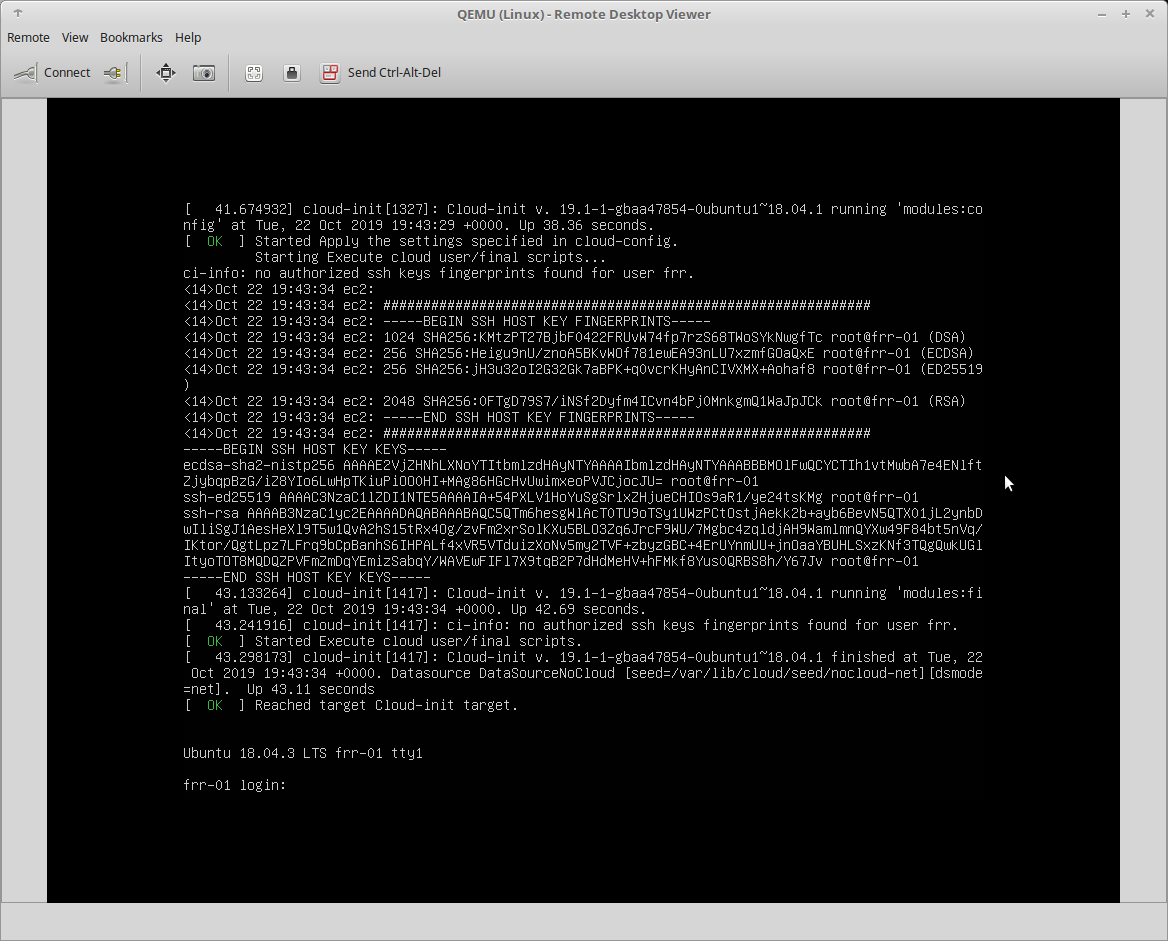 Log In to Node Log In to Node
